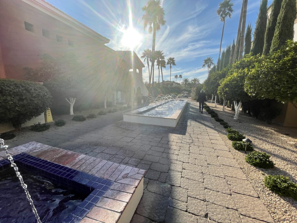 View from Scottsdale, AZ, an attractive retirement community.