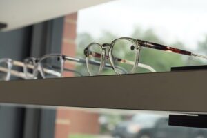 When the doctors skipped buying an optometry practice in lieu of starting their own, they got the opportunity to hand select every thing that would go in their new practice, including technology and glasses styles.