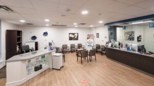 Medical Office Austin TX - 3607 Manor Road Building Interior Reception Area