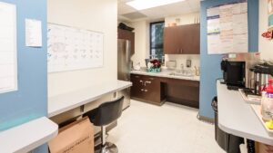 Medical Office Austin TX - 3607 Manor Road Building Interior Staff Room